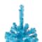 7ft. Pre-Lit Medium Sky Blue Pine Artificial Christmas Tree, Clear Lights